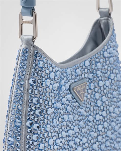 glitter prada|Prada Cleo Satin Bag With Crystals.